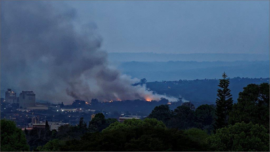 Fire at New England Landfill site iun Pietermaritzburg