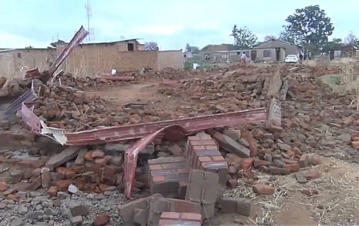 Homes demolished in Budiriro